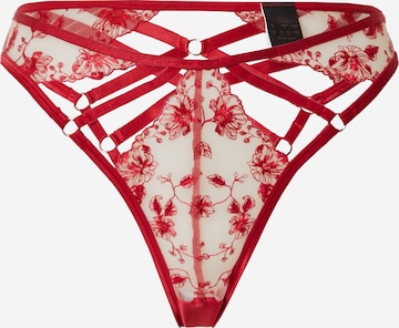 Hunkemöller String bugyik 'Indulgence' - piros: elől