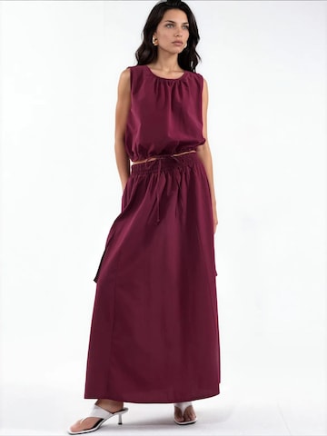 Abito da casa di MSN Collection in rosso: frontale