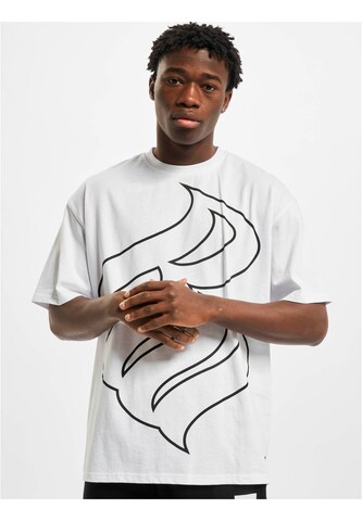 Maglietta di ROCAWEAR in bianco: frontale