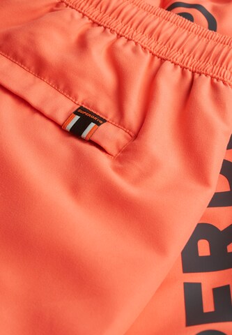 Superdry Zwemshorts in Oranje