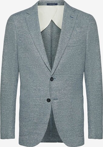 Coupe regular Veste de costume Boggi Milano en bleu : devant