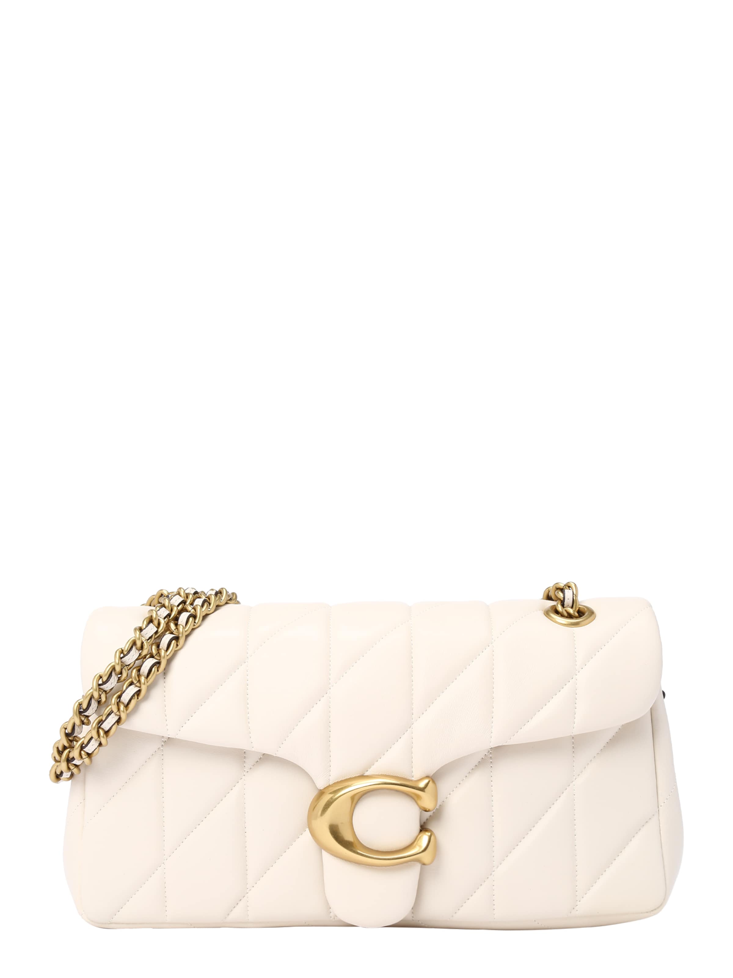 Sac bandoulière 'TABBY' COACH en beige : devant