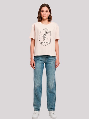 F4NT4STIC Shirt 'Mothers Day Black Art Print for Mom Best Mom Ever' in Pink