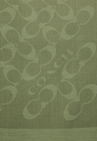 COACH Sjal 'Signature C Oblong' i grøn