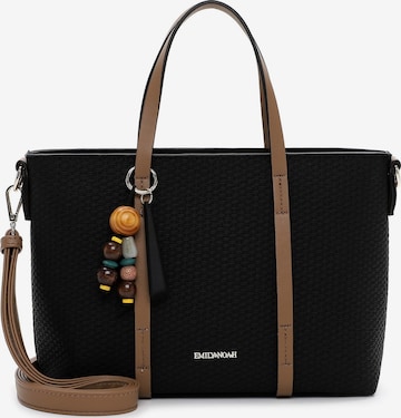 Cabas 'Johanna' Emily & Noah en noir : devant