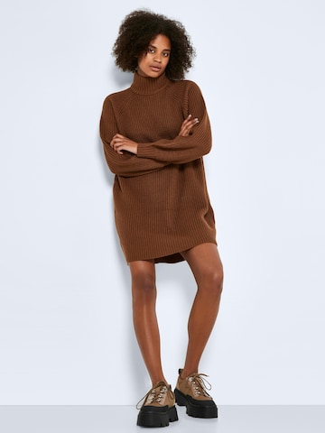 Noisy may Knit dress 'Timmy' in Brown