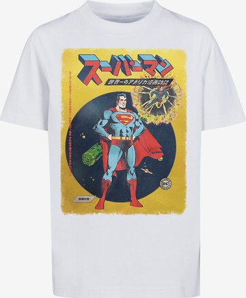 F4NT4STIC T-Shirt 'Superman International Cover' in Weiß: predná strana