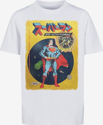 F4NT4STIC T-Shirt 'Superman International Cover' in Weiß: predná strana