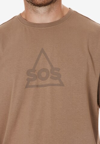 SOS Shirt in Braun