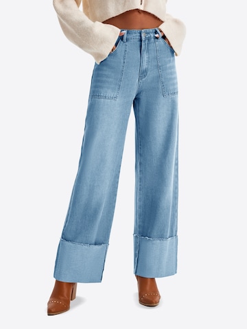 Imily Bela Wide leg Jeans in Blue: front