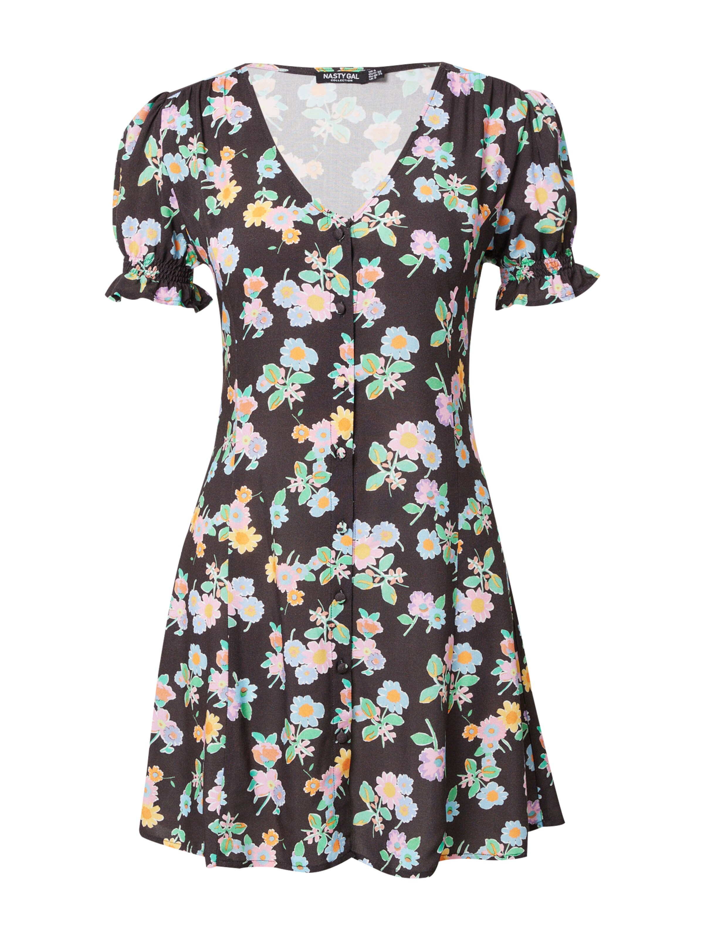 Nasty Gal Платье в Черный: спереди