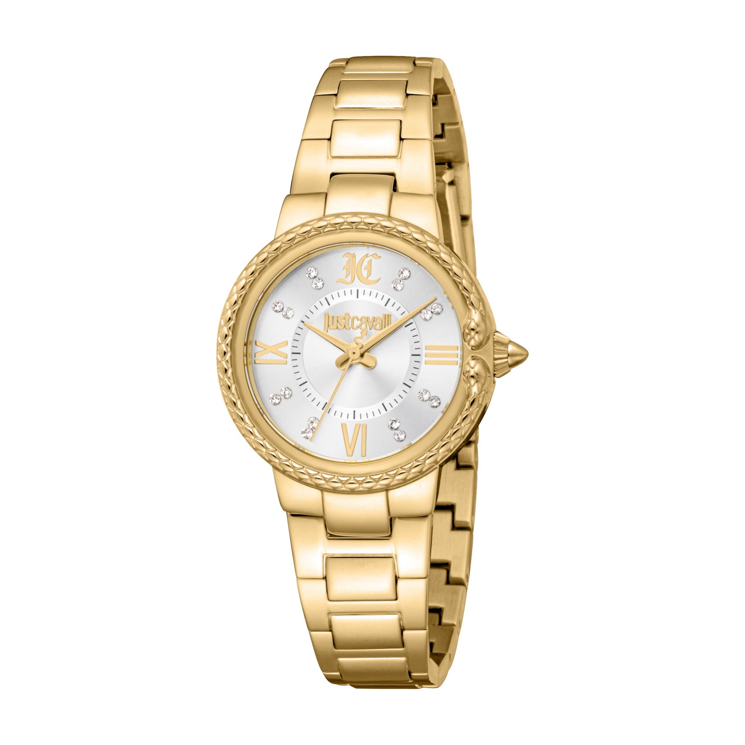 Just Cavalli Time Analog Watch in Gold: front