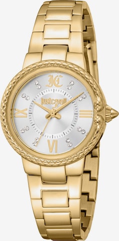 Just Cavalli Time Analoguhr in Gold: Vorderseite