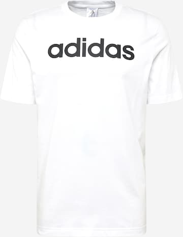 ADIDAS SPORTSWEAR Тениска 'Essentials' в бяло: отпред