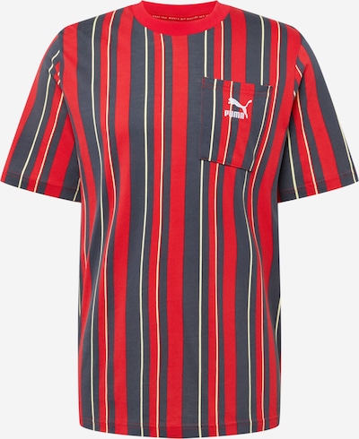 PUMA Majica u crvena / crna / bijela, Pregled proizvoda