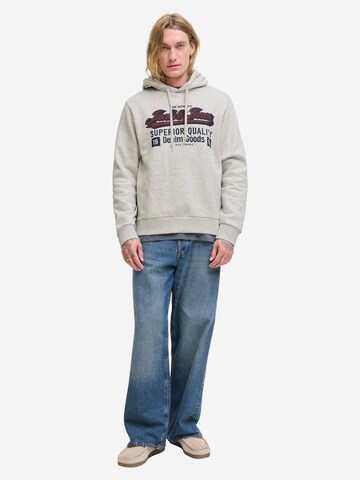 Bluză de molton 'Logo' de la JACK & JONES pe gri