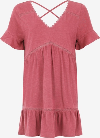 PROTEST Tunika 'PRTTHIRZA' in Pink: Vorderseite