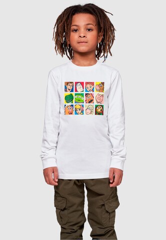 T-Shirt 'Toy Story - Character Squares' ABSOLUTE CULT en blanc : devant