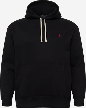 Polo Ralph Lauren Big & Tall Sweatshirt in Zwart: voorkant