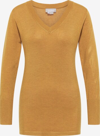 Usha Sweater in Yellow: front