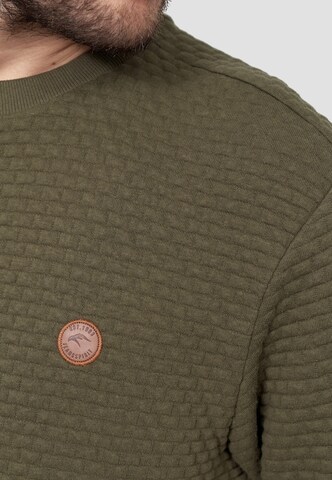 INDICODE JEANS Sweatshirt 'Dash' in Groen