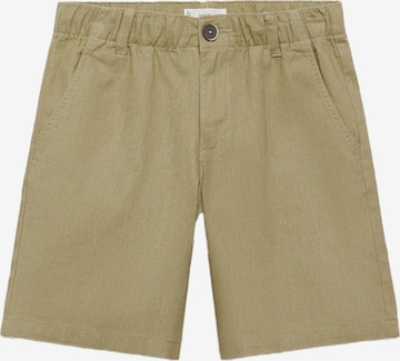 MANGO KIDS Regular Housut 'LIAM' värissä vihreä: etupuoli