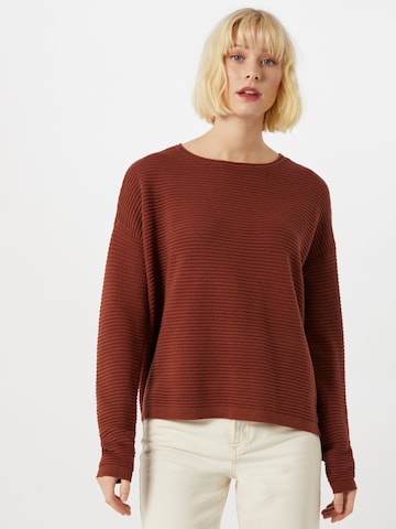 VERO MODA Sweater 'Natascha' in Brown: front