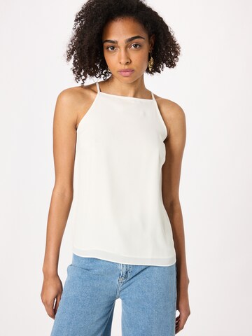 Warehouse Top in Beige: voorkant