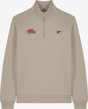 Surf Monkey - Sudadera en blanco: frente