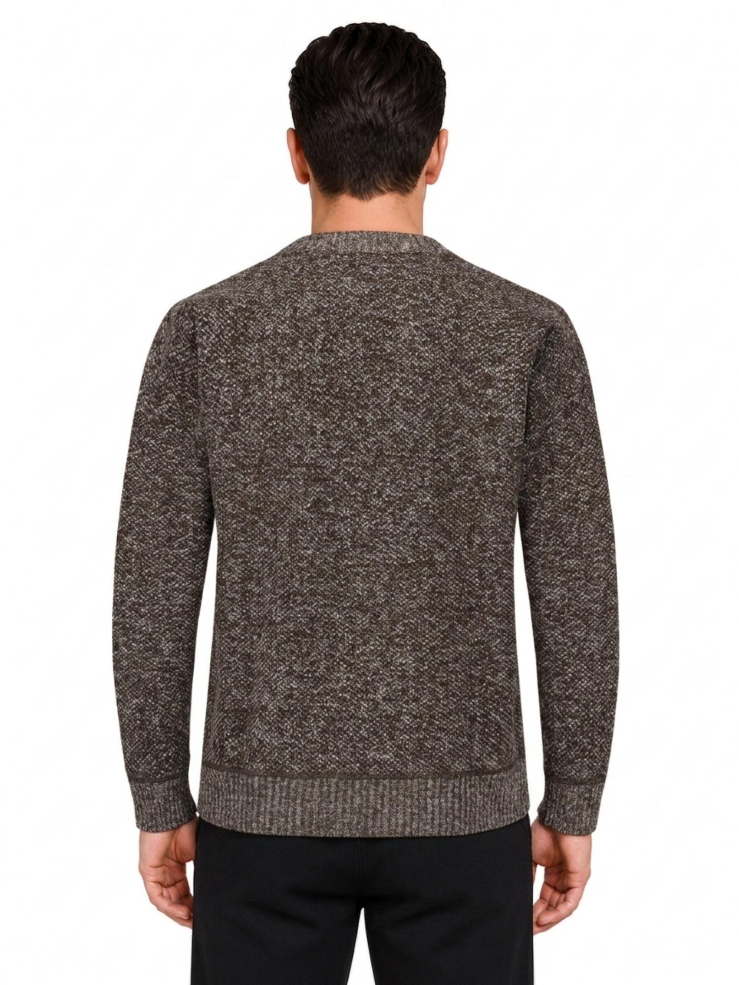ALLTHEMEN Knit Cardigan in Brown