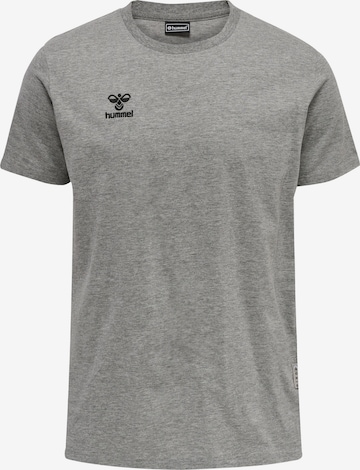 T-Shirt fonctionnel 'Move' Hummel en gris : devant