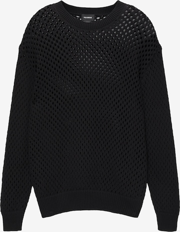 Pull-over Pull&Bear en noir : devant