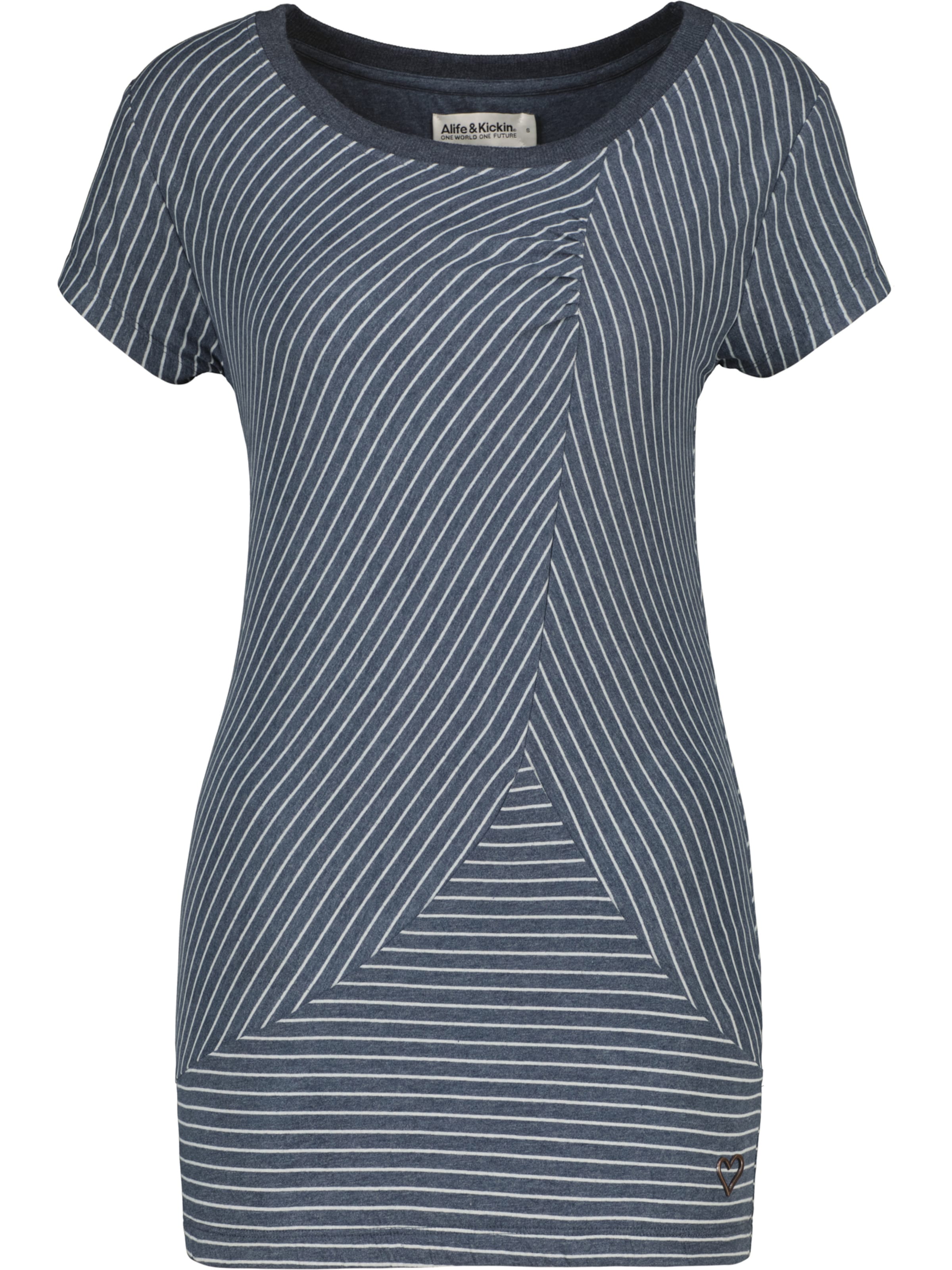 alife & kickin Μπλουζάκι 'ZojaAK' σε μπλε: μπροστά