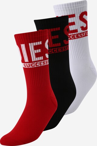 Chaussettes 'SKM-RAY' DIESEL en rouge : devant