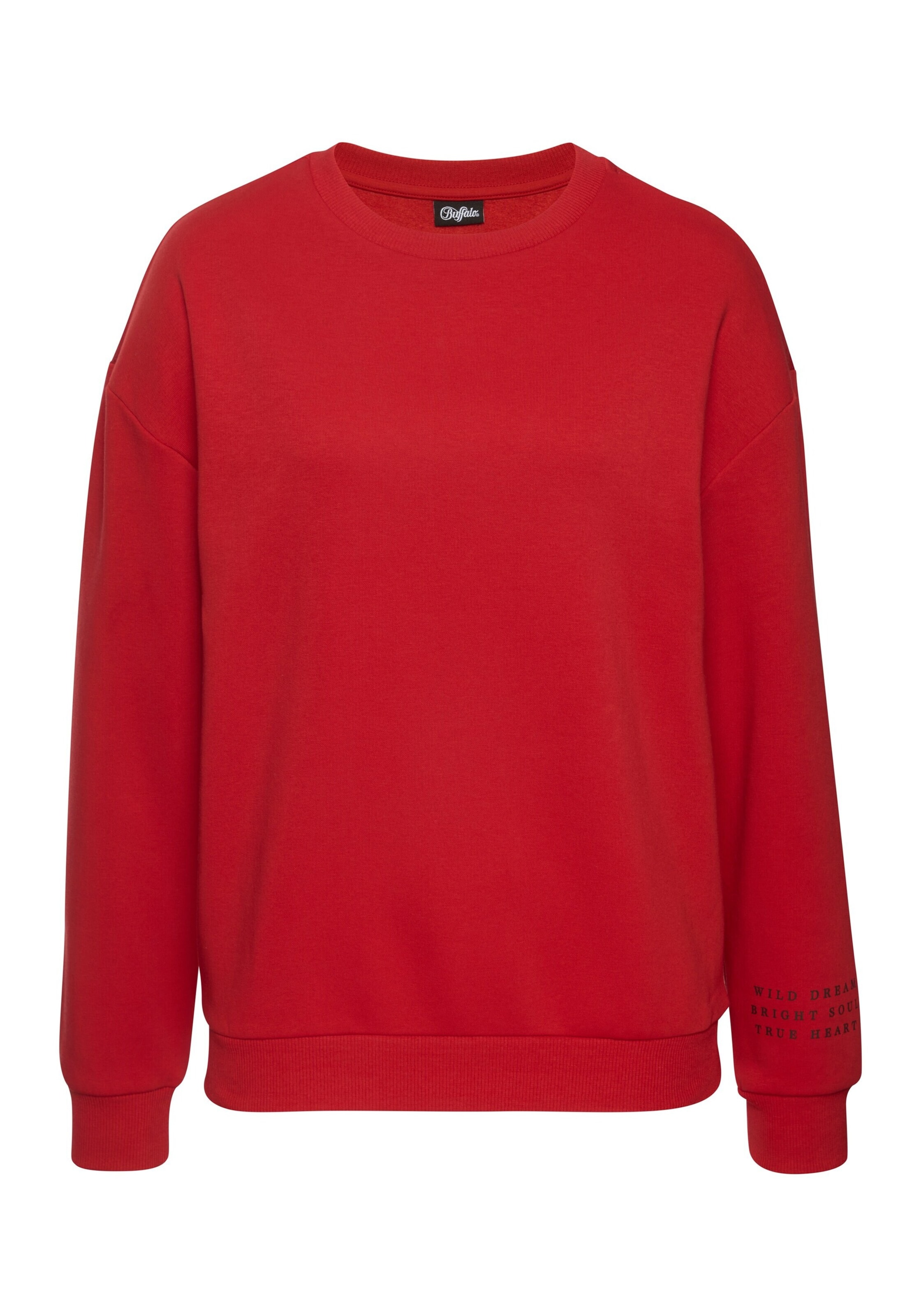 BUFFALO Sweatshirt in Rot: Vorderseite