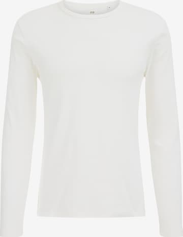T-Shirt WE Fashion en blanc : devant