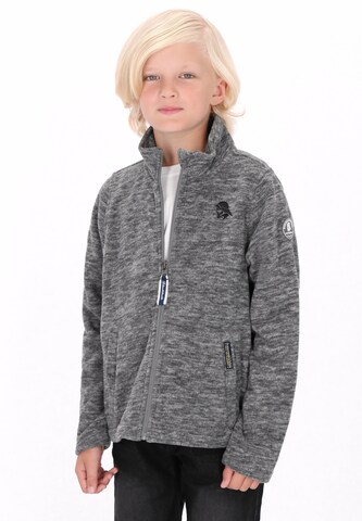 Schmuddelwedda Fleecejacke in Grau: Vorderseite