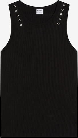 Bershka Koszulka w kolorze czarny: przód
