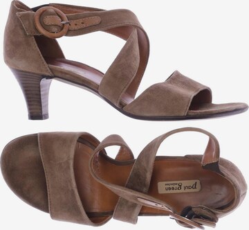 Paul Green Sandals & High-Heeled Sandals in 38,5 in Brown: front
