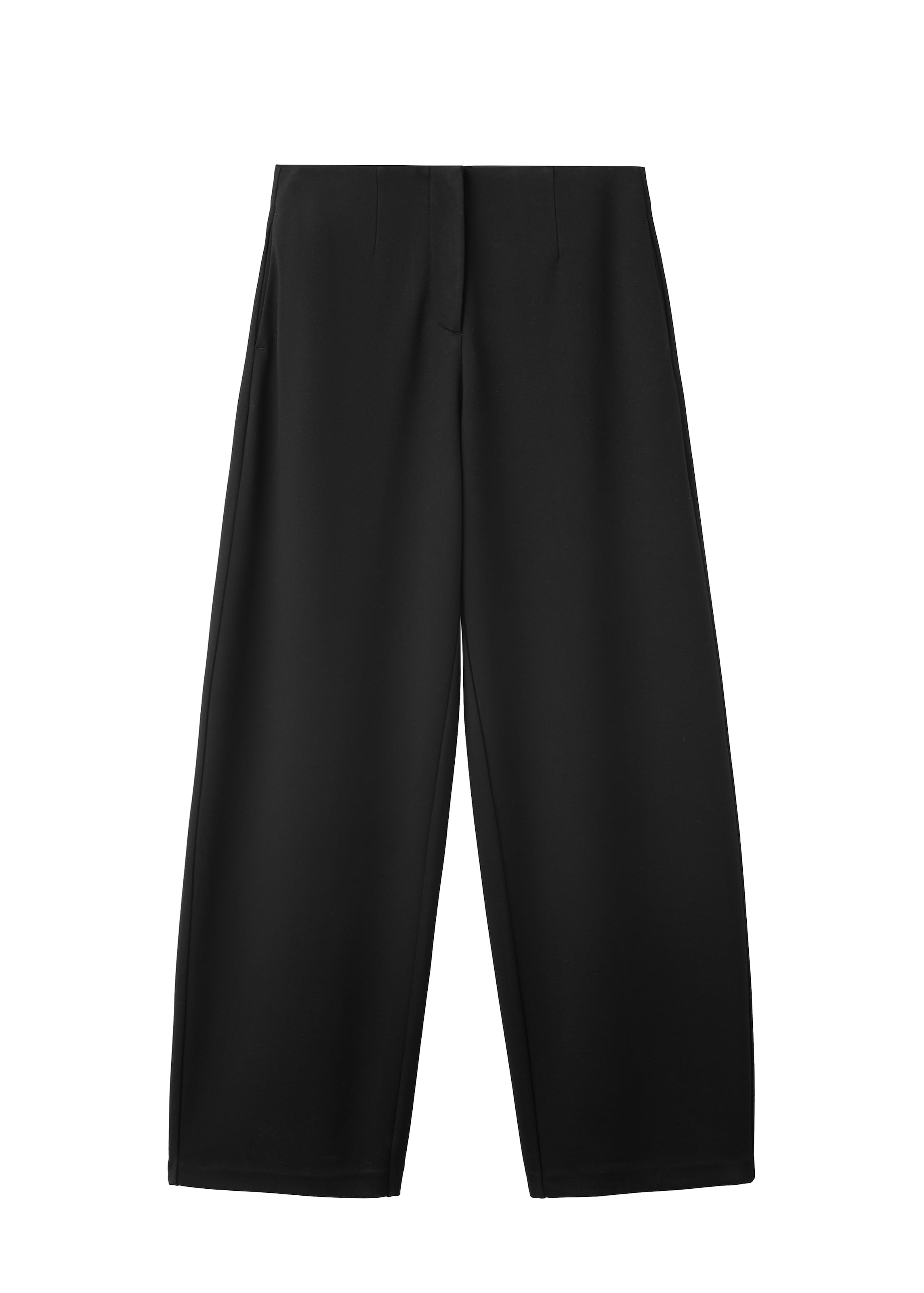 MANGO Wide leg Trousers 'MIRO' in Black: front