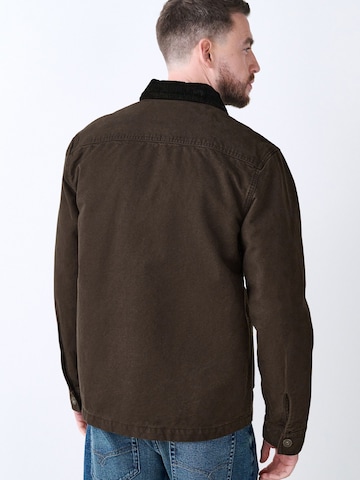 Next - Regular Fit Camisa em castanho