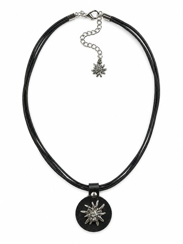 Allgäu Rebell Necklace 'Tonerl' in Black: front