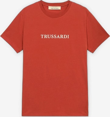 T-Shirt Trussardi en rouge : devant