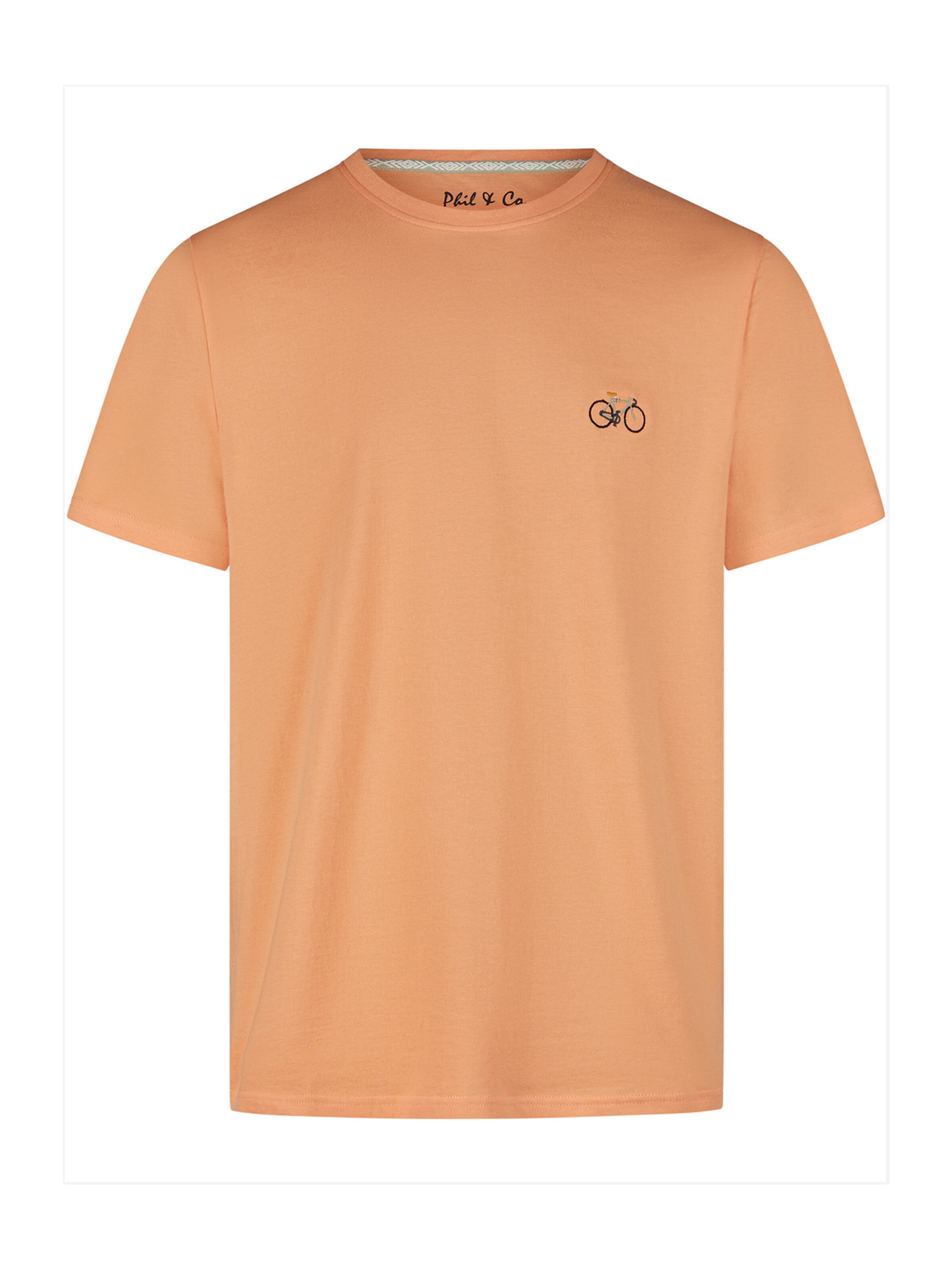 Phil & Co. Berlin Pyjama kort 'Lounge & Night' in Oranje