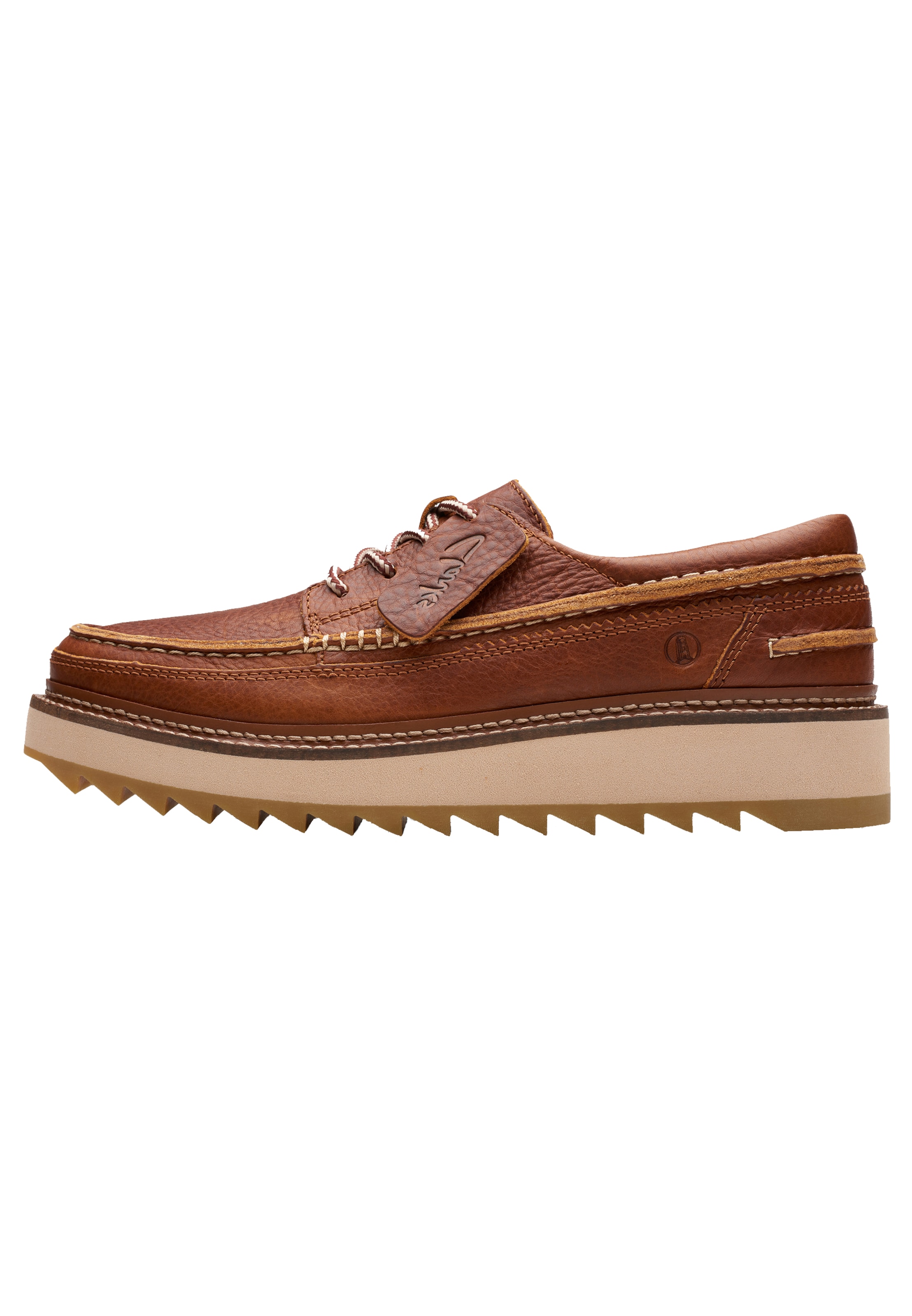 CLARKS Veterschoen 'Clarkhill' in Bruin: voorkant