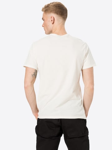 AMPLIFIED Regular fit T-shirt 'DAVID BOWIE CIGARETTE' i vit