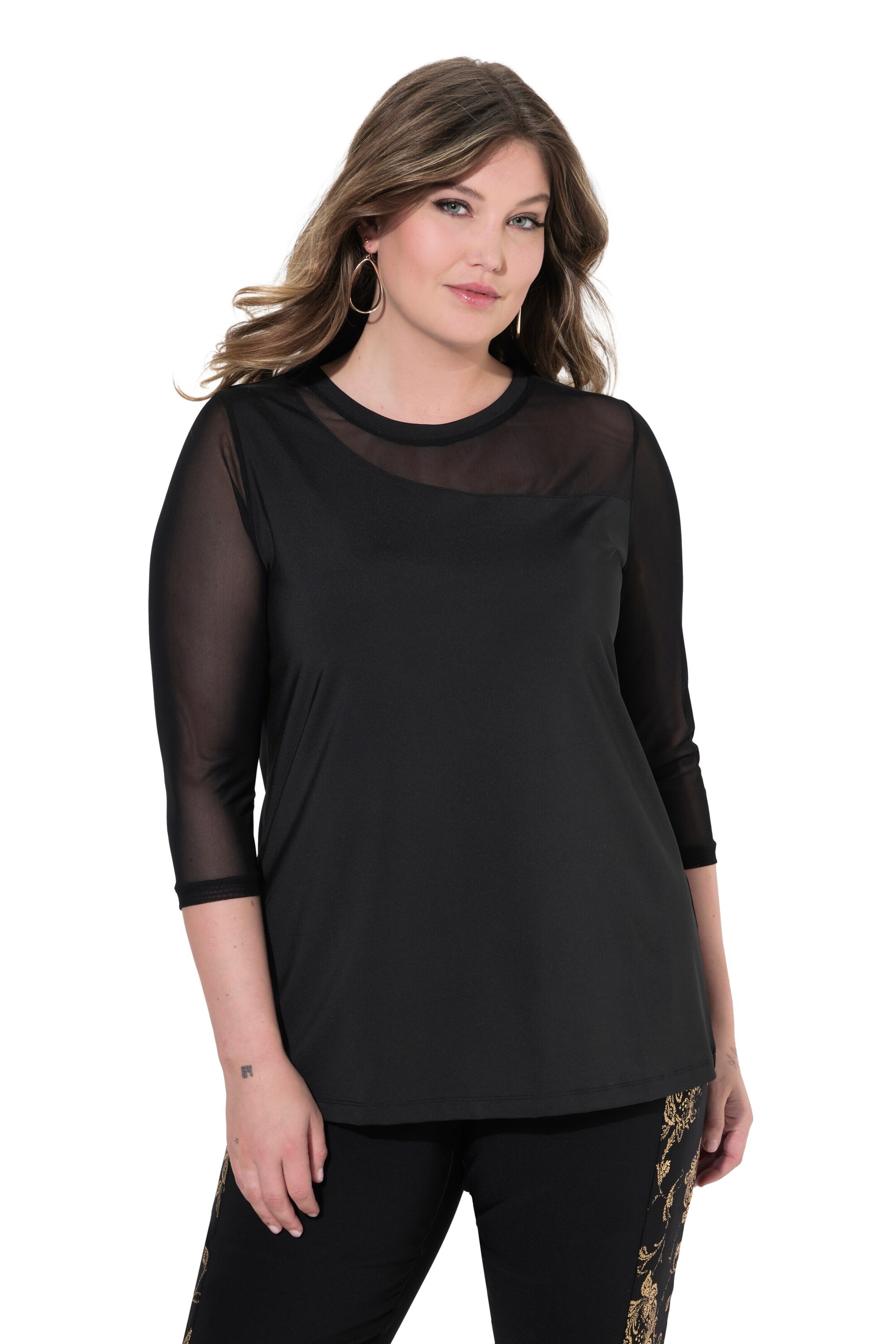 MIAMODA Shirt in Zwart: voorkant