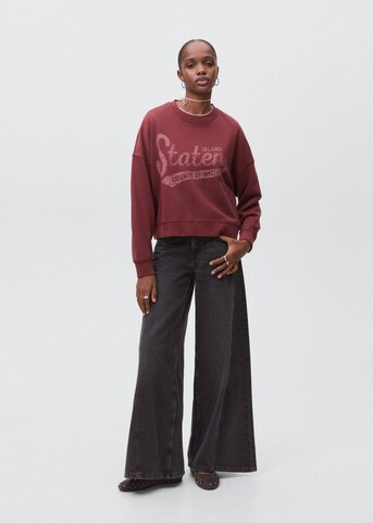 MANGO TEEN Sweatshirt 'Staten' in Rot