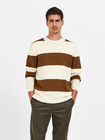 SELECTED HOMME Pullover 'Martin' in Weiß: predná strana