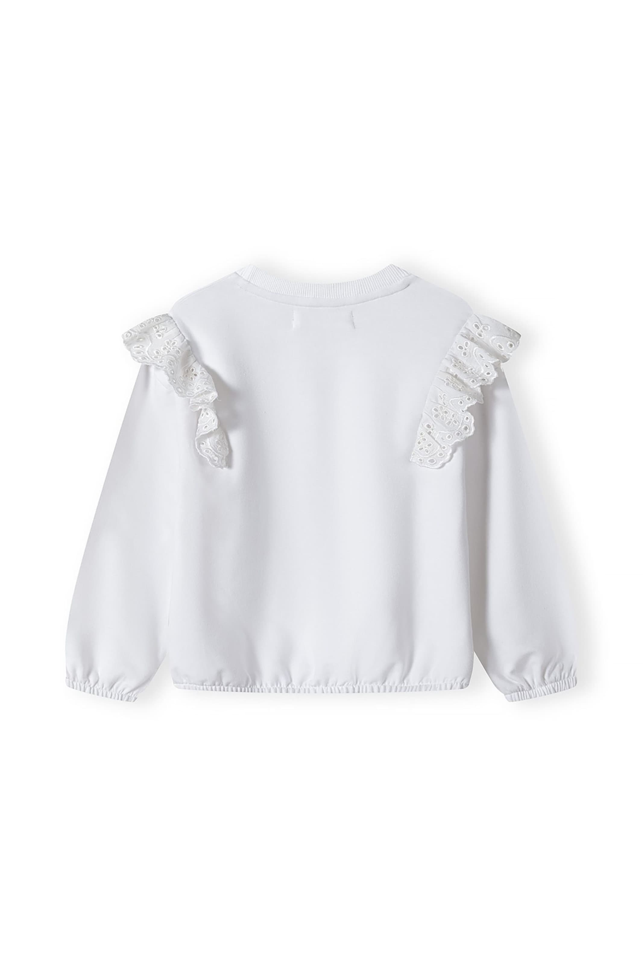 MINOTI Μπλούζα φούτερ σε λευκό